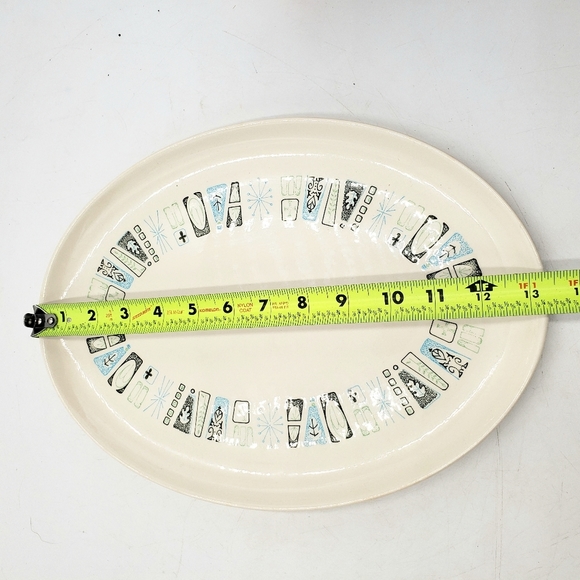 MCM Jamaica Bay Atomic Oval Serving Platter TS&T Colorcraft - Picture 8 of 9